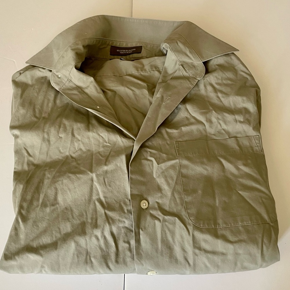 Mens Croft & barrow long sleeve button up